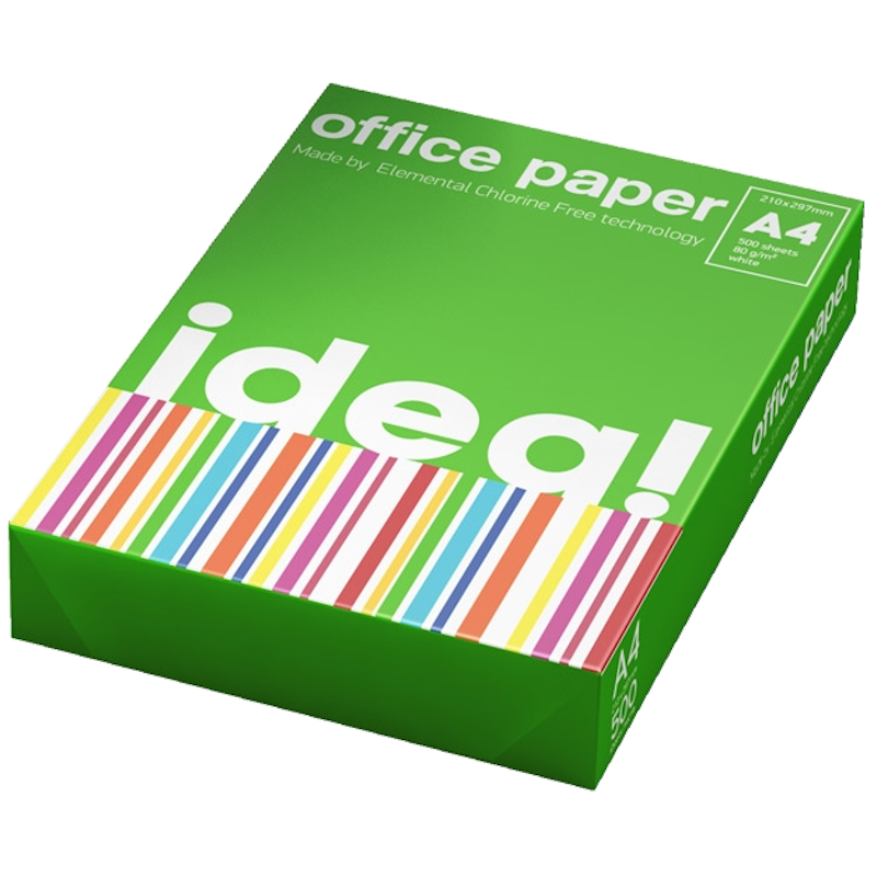 Папір для друку IDEA! A4, 80 г/м2, 500 арк., білий